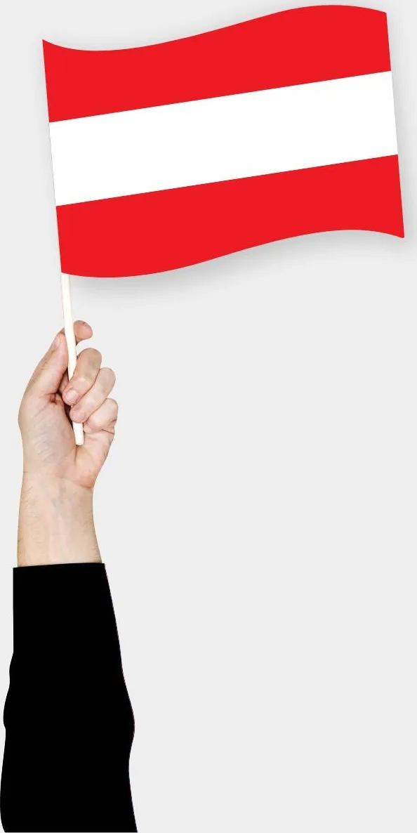 ავსტრიის ხელის დროშა