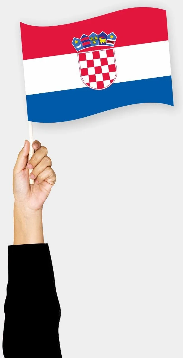 ხორვატიის ხელის დროშა