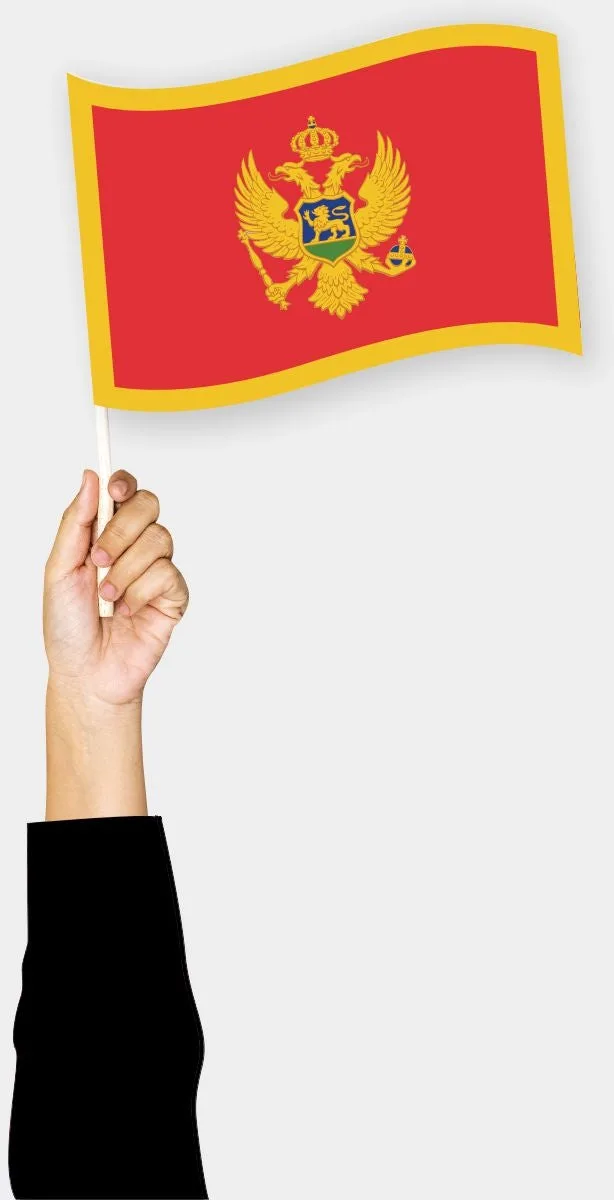 მონტენეგროს ხელის დროშა