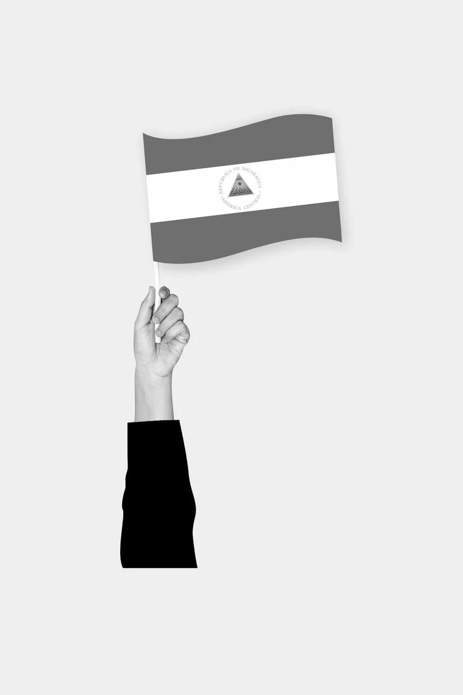 ნიკარაგუის ხელის დროშა