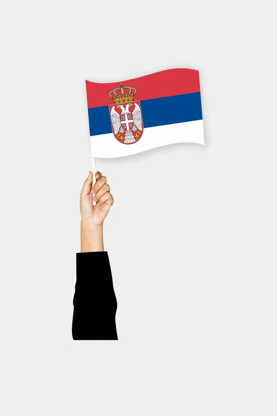 სერბეთის ხელის დროშა
